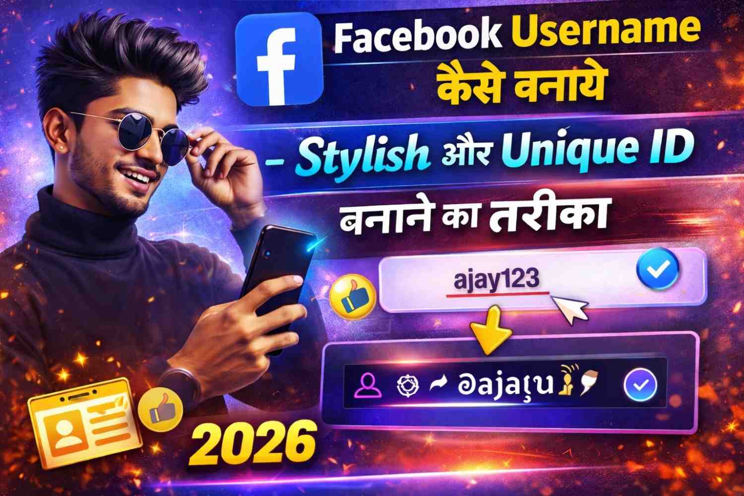 Facebook pe Stylish Naam Kaise Lagaye