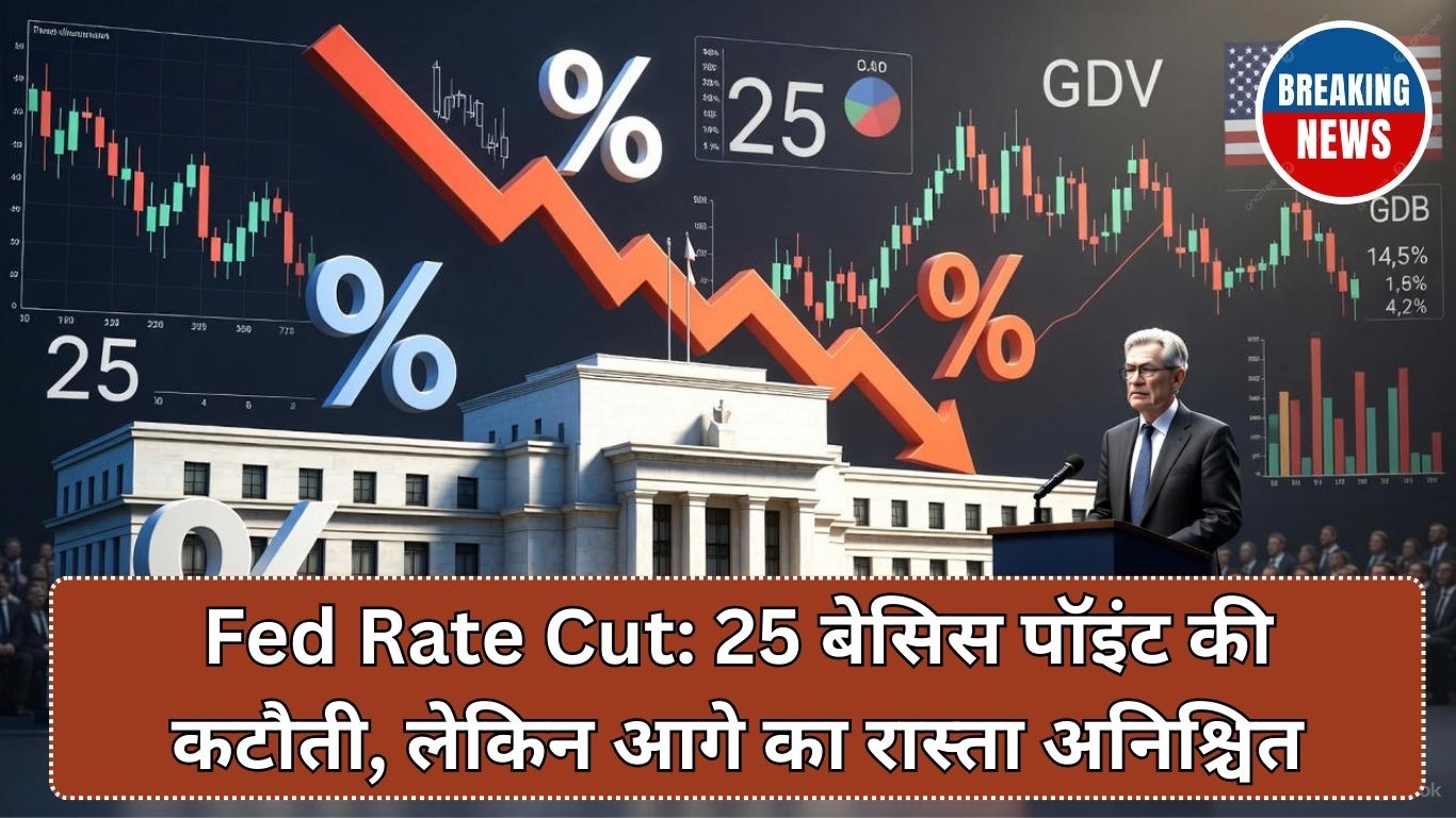 Fed Rate Cut: 25 बेसिस पॉइंट की कटौती, लेकिन आगे का रास्ता अनिश्चित